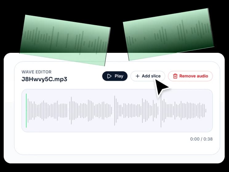 Create and adjust slices